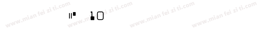 sanjianCU10 Regular字体转换